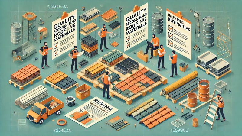 Les meilleures astuces pour acheter des matériaux de couverture d’occasion de qualité | Rab2chantier