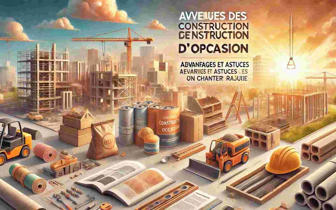 Acheter des matériaux de construction d’occasion : Avantages et astuces pour un chantier réussi | Rab2chantier