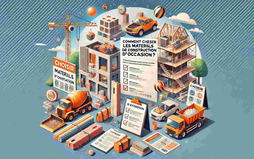 Comment choisir les bons matériaux de construction d’occasion pour votre projet ? | Rab2chantier