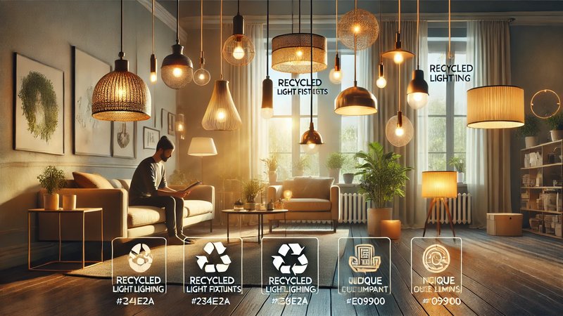 Pourquoi choisir des luminaires recyclés pour un intérieur plus écologique | Rab2chantier