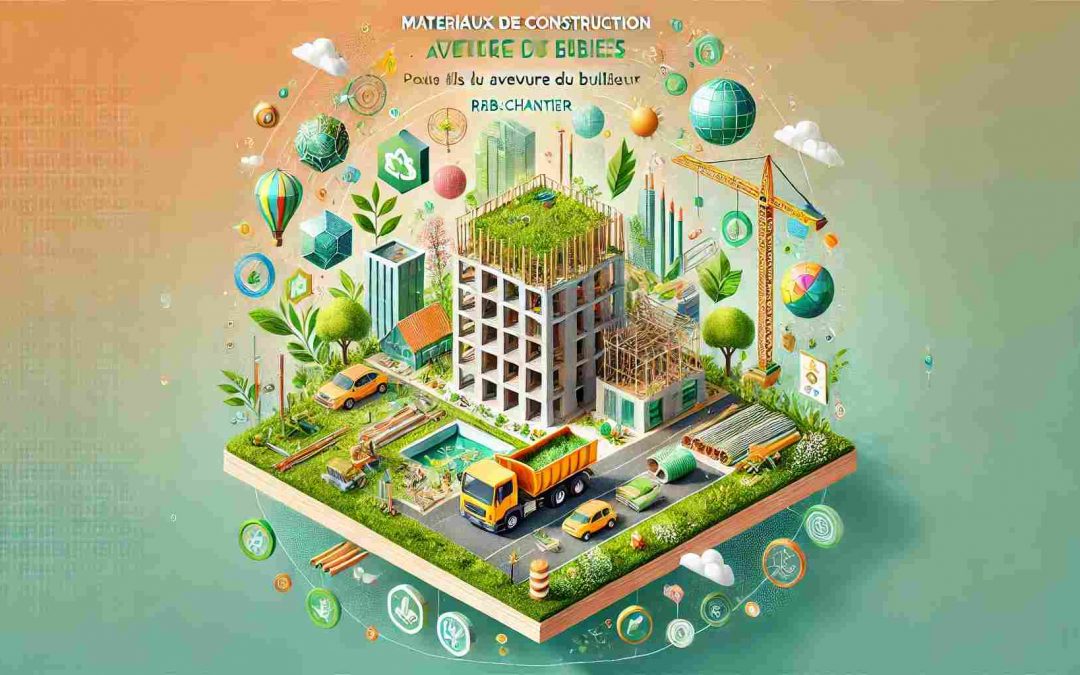 Illustration montrant l'importance d'intégrer des matériaux de construction écologiques dans vos projets.