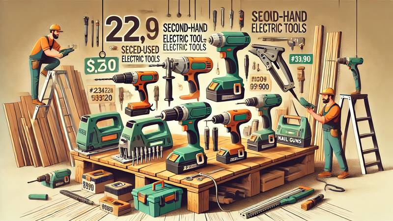 Outils électriques d’occasion : Une alternative économique pour vos chantiers | Rab2chantier