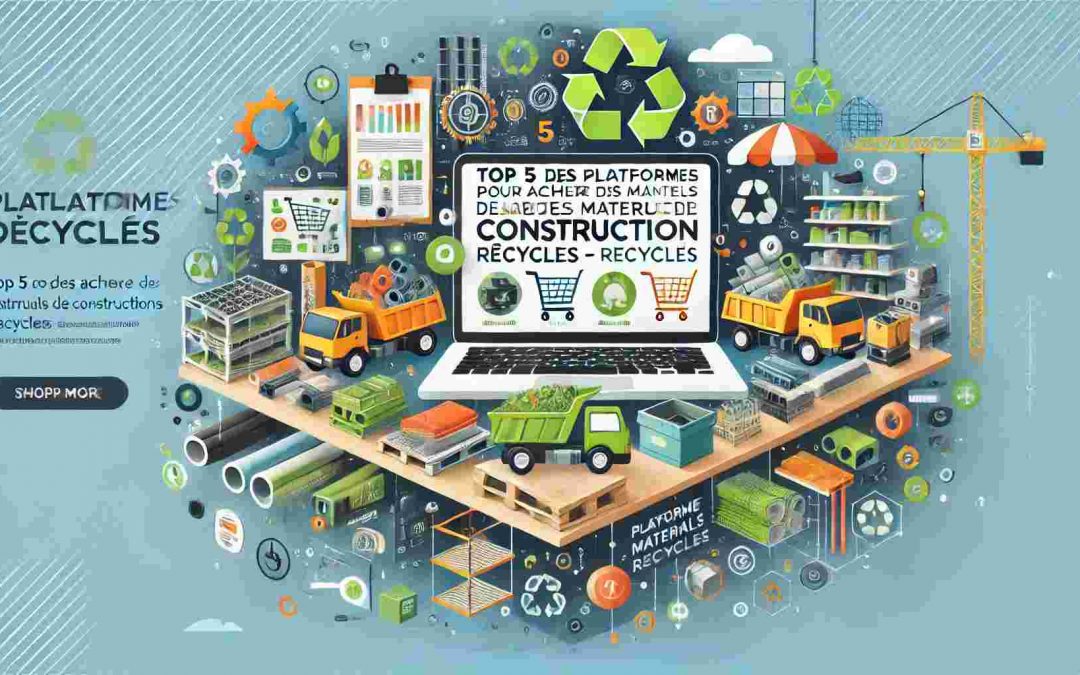 Top 5 des plateformes pour acheter des matériaux de construction recyclés | Rab2chantier