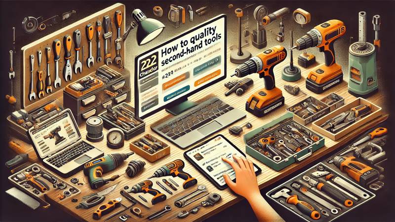 Outillage d’occasion : Comment trouver des équipements de qualité sur Rab2Chantier | Rab2chantier