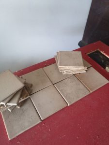 Carrelage mosaïque beige d’occasion – Matériaux pas chers à Colmar (Alsace) 7.5×7.5 cm