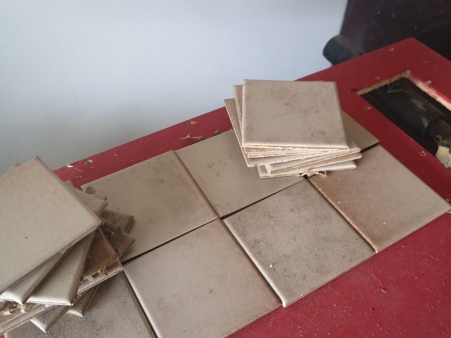 Carrelage mosaïque beige d’occasion – Matériaux pas chers à Colmar (Alsace) 7.5×7.5 cm