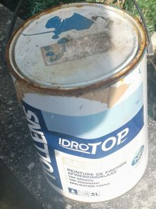 Pot de peinture bleu électrique – Haute qualité | Idéal pour murs et boiseries | Acrylique